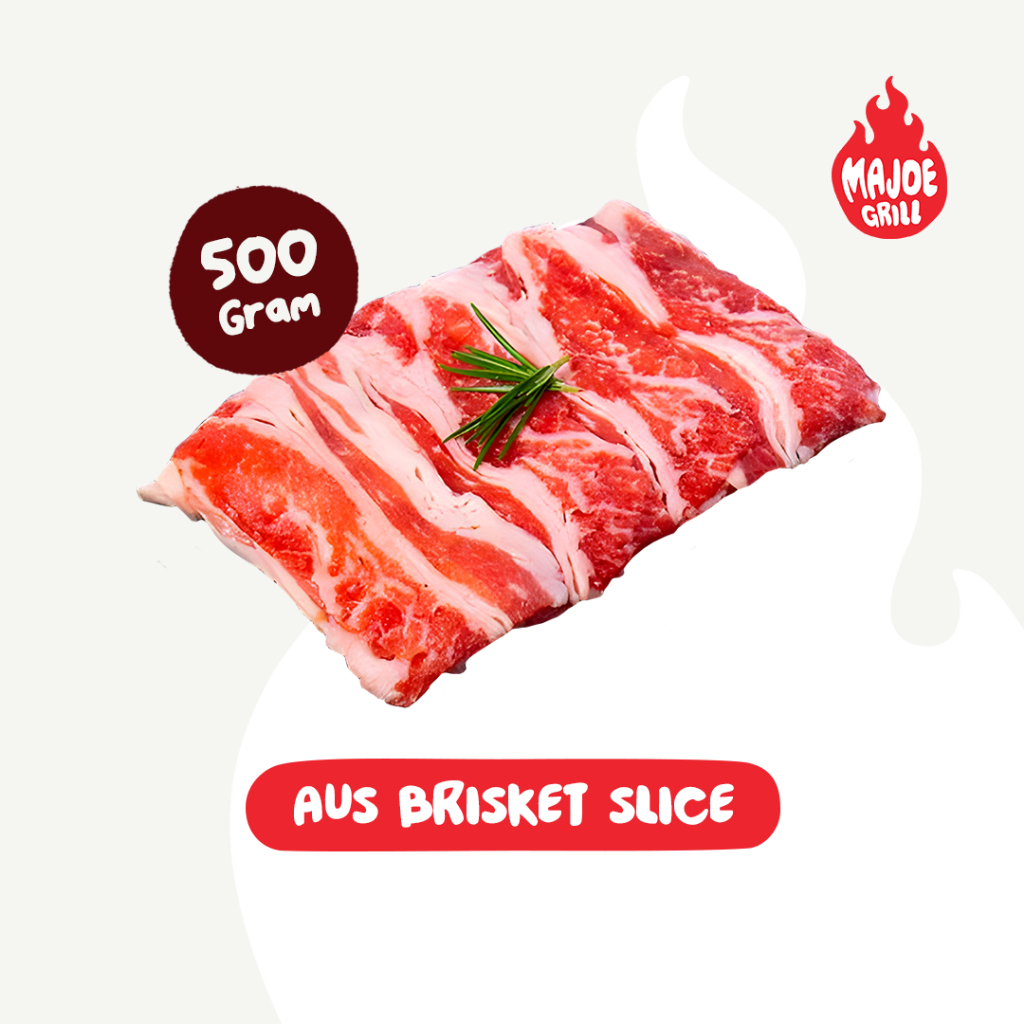 

AUS Brisket Slice (500 gram) - INSTANT / SAMEDAY - Daging Sapi