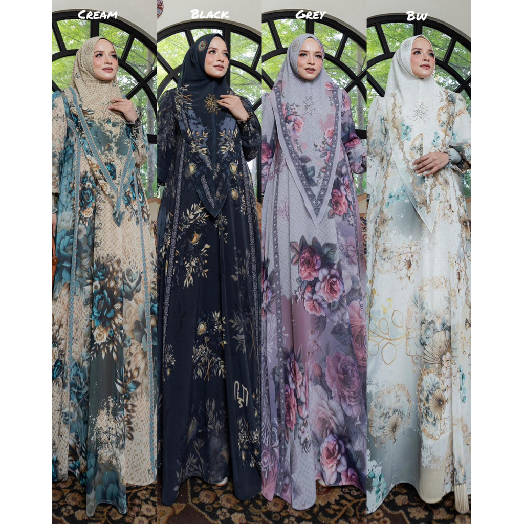 SET GAMIS ADHA SERIES BY ALYA SYARI