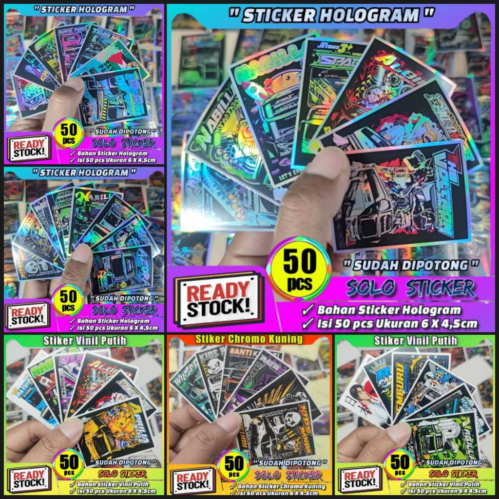 

Setiker Bus Hologram Paket Sticker Bis Isi 50pc SUDAH DIPOTONG Tinggal Tempel