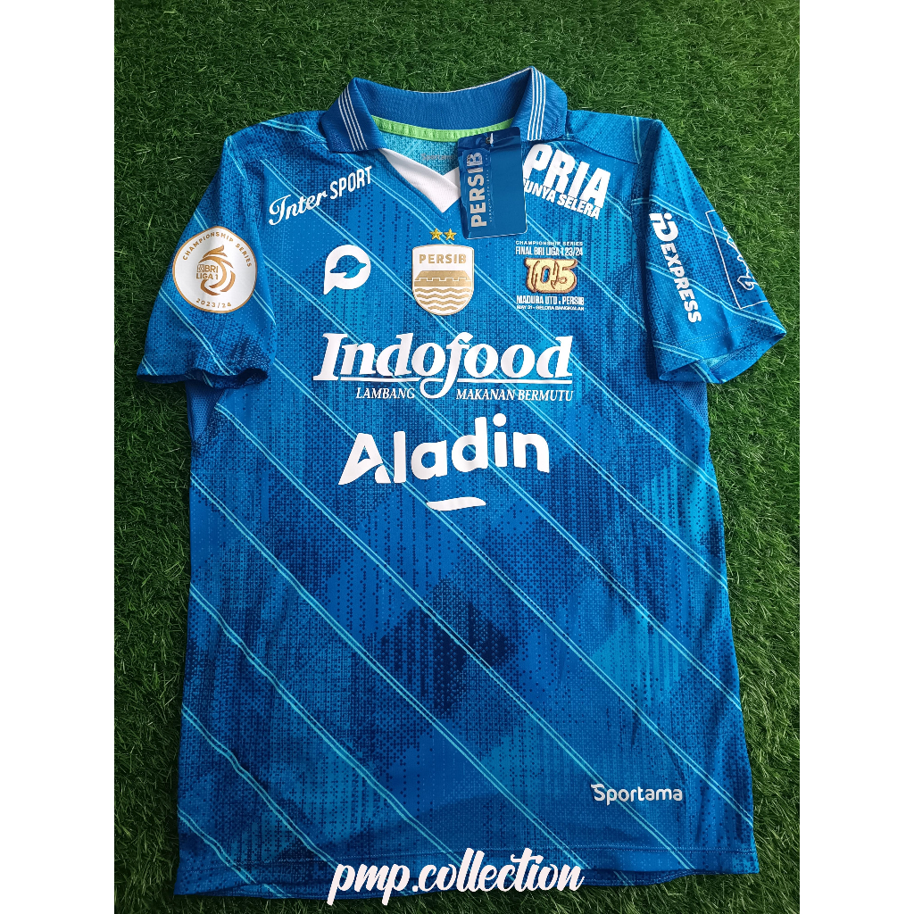 JERSEY PERSIB HOME 2023-2024 ORIGINAL PLAYER ISSUE EDISI FINAL LEG 2 CHAMPIONSHIP SERIES