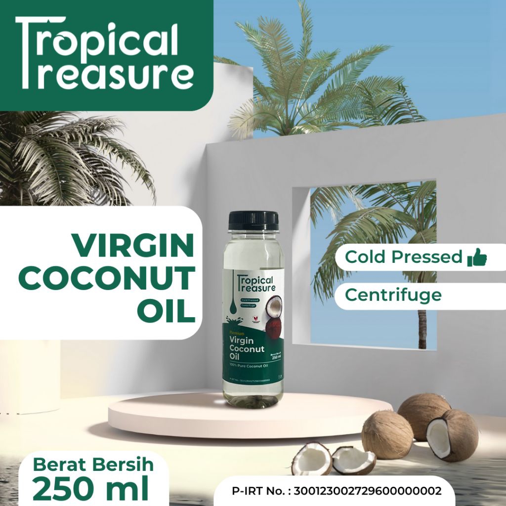 

Tropical Treasure - Minyak Kelapa VCO Murni - 250ML