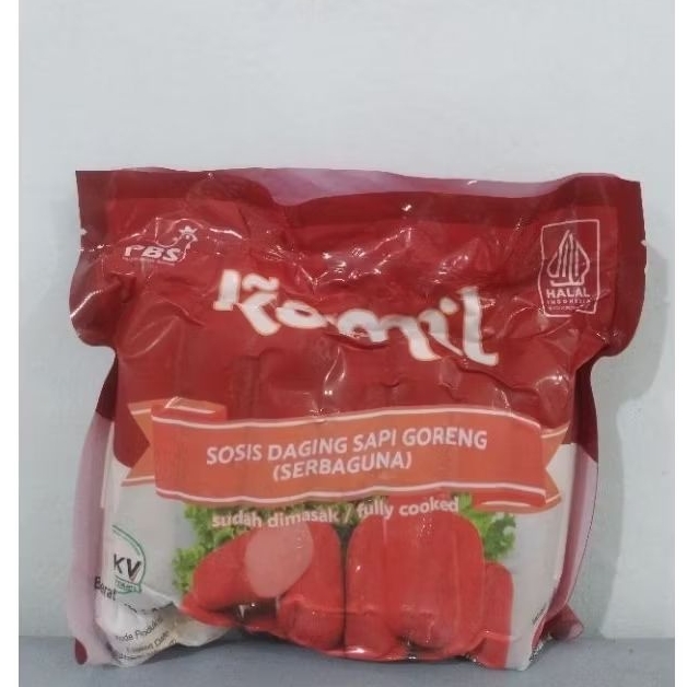 

Kamil Sosis Sapi / Sosis Sapi Merah | Berat Bersih 450gr
