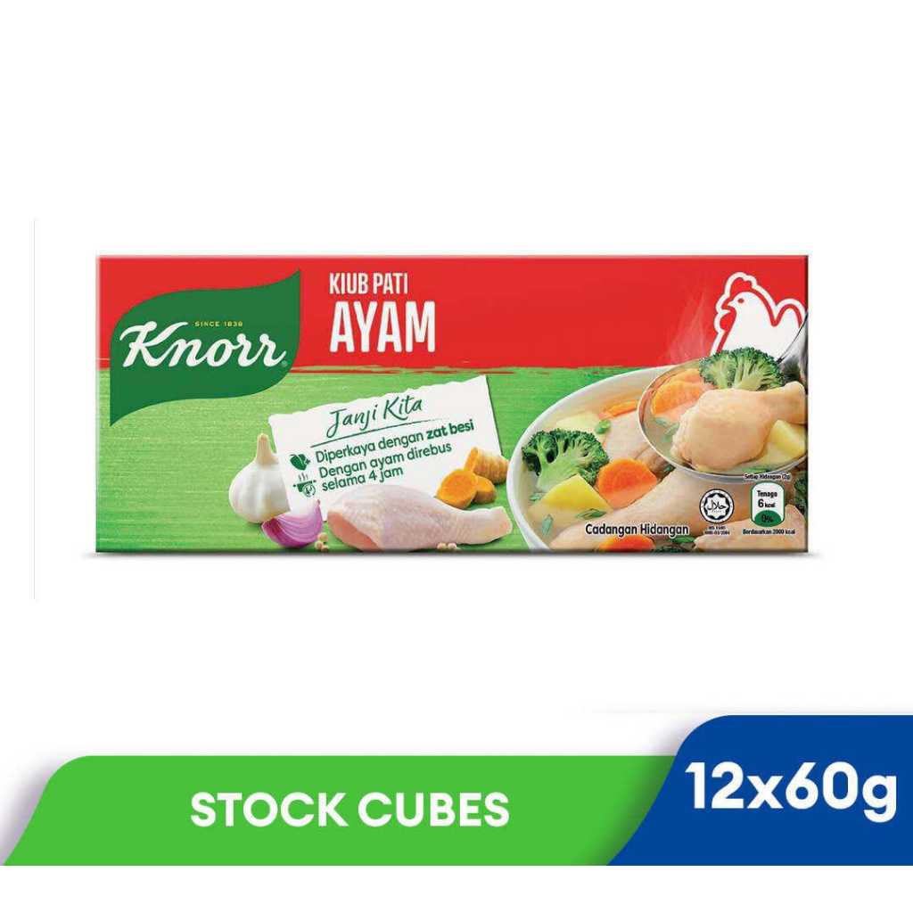 

Knorr Chicken Cube 120gr isi 12 cube Kiub Pati Ayam