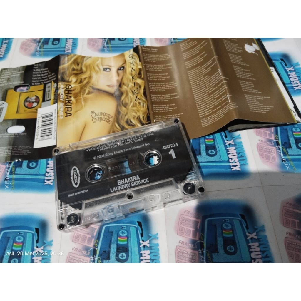 kaset pita shakira / laundry service