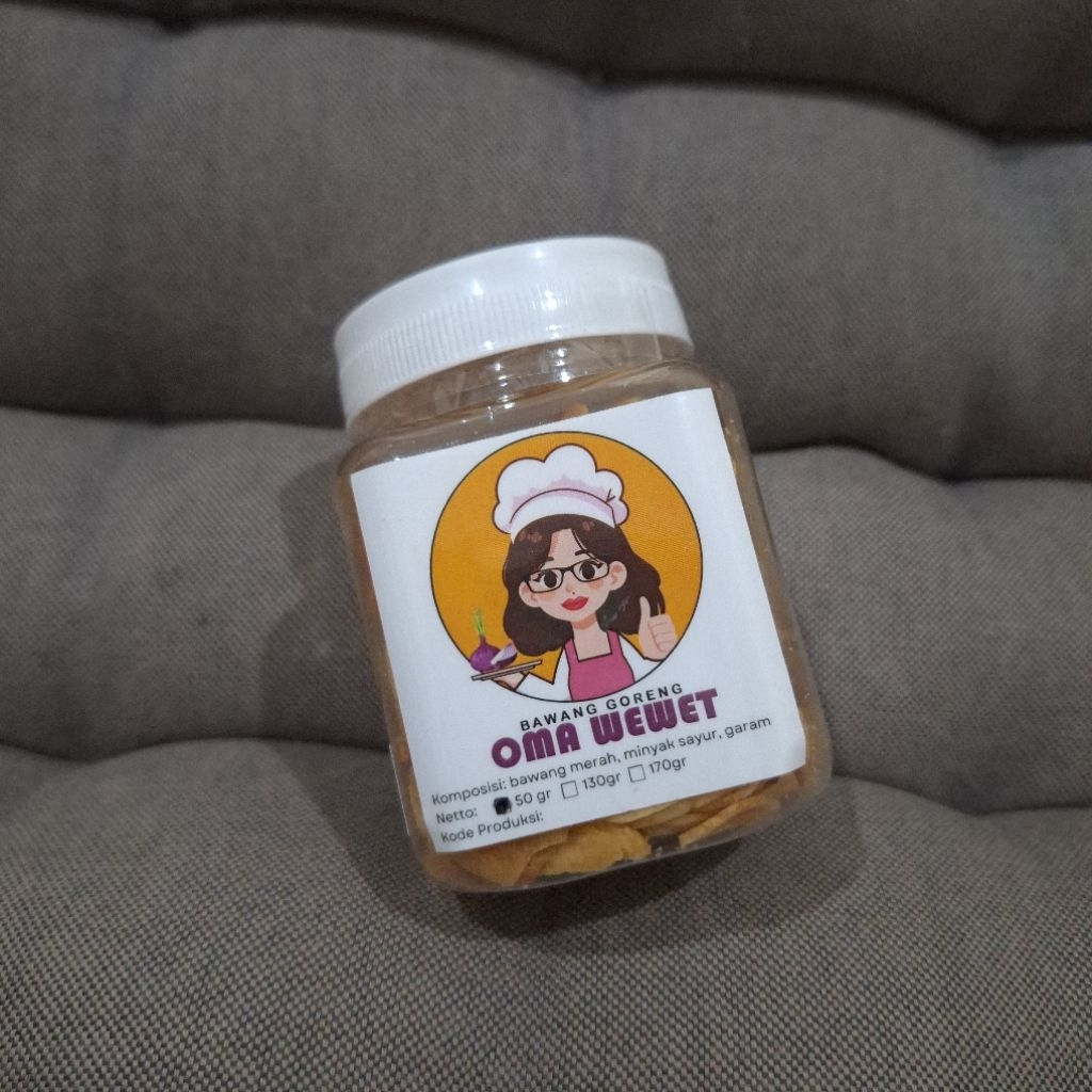 

Bawang Putih Goreng Oma Wewet 50gr