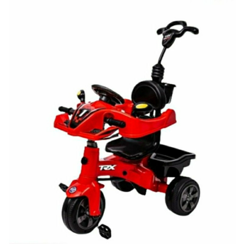 TRX 575 Mainan anak mobil duduk dorong sepeda stoller bayi roda 3