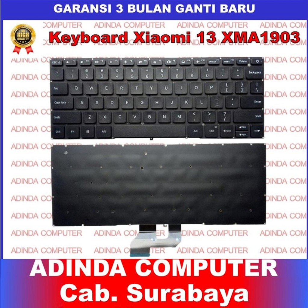 Keyboard Xiaomi Redmibook 13 XMA1903 XMA1903-AN XMA1903-DJ XMA1903-BB XMA1903-AF AIR-15 M3 XMA1903