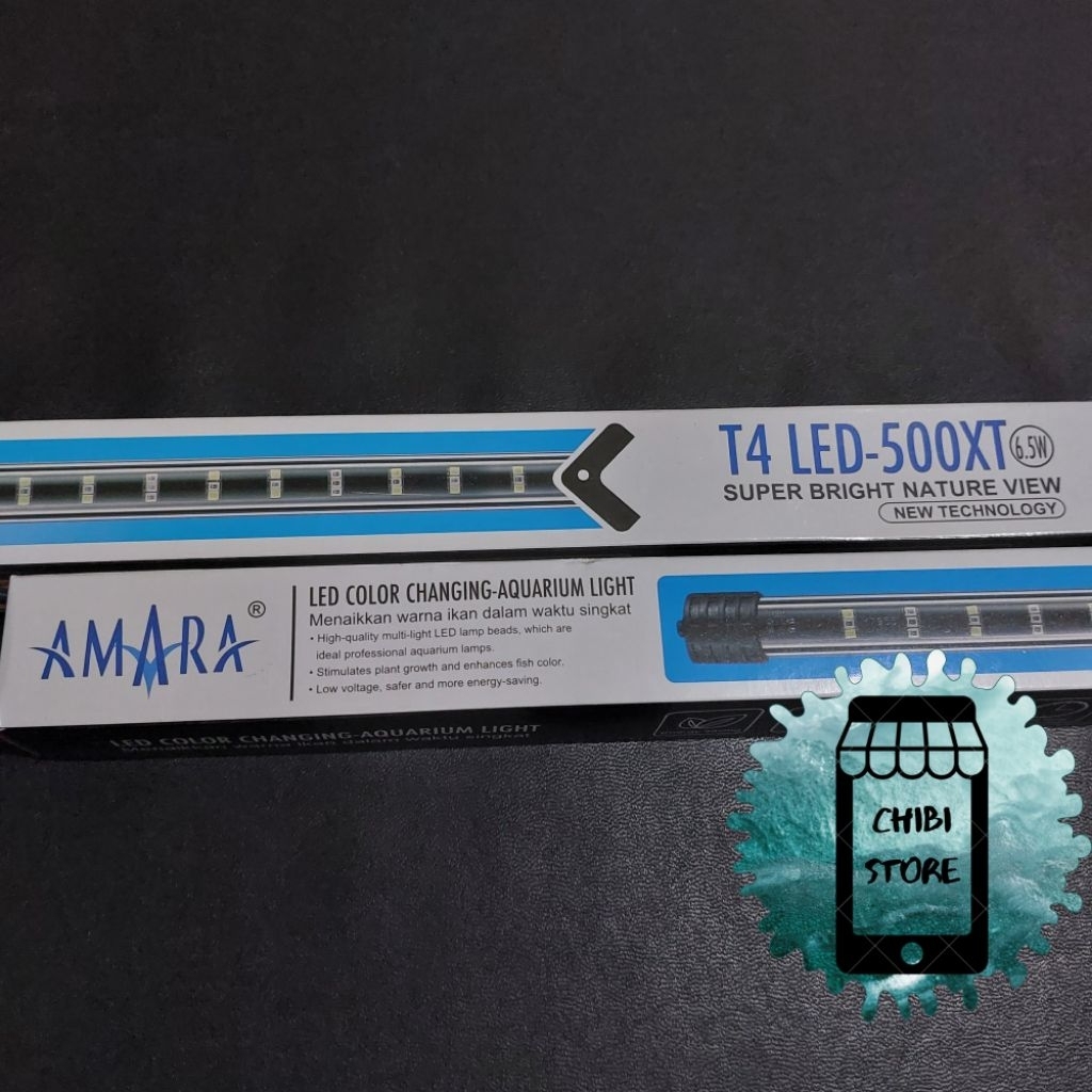 AMARA T4 LED - 500XT / LAMPU AQUARIUM AMARA T4 LED-500XT / LAMPU LED CELUP AMARA 500XT / LAMPU LED C