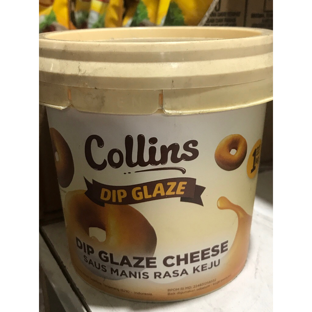 

COLLINS DIP GLAZE CHEESE/ TOPPING RASA KEJU 1kg