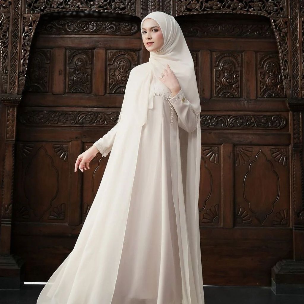 LUNA ABAYA GAMIS TERBARU CERUTY BABYDOLL PAYET MUTIARA  GAMIS HAJII GAMIS SIMPLE ABAYA