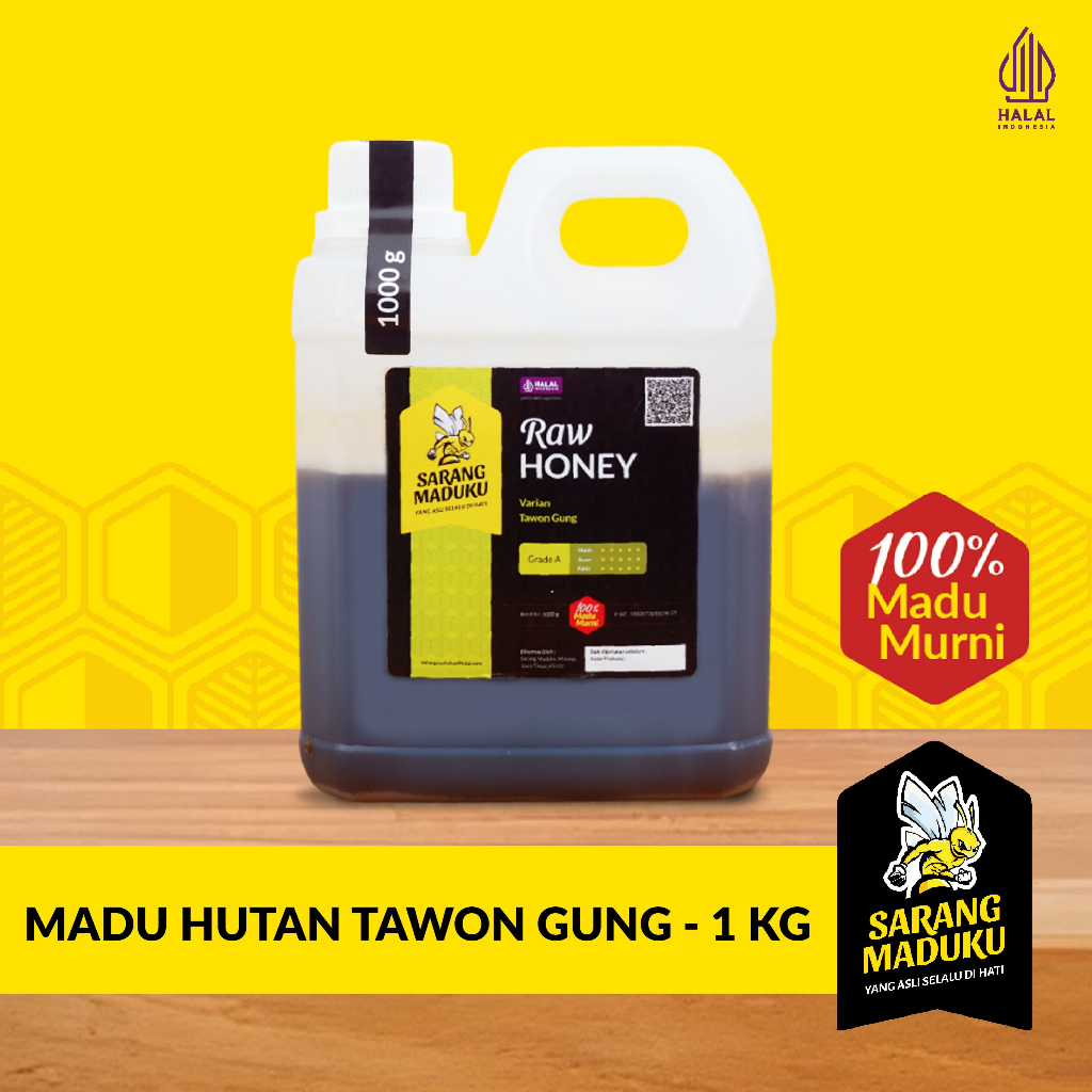 

Sarang Maduku Madu Tawon Gung Asli Murni 100% Raw Honey