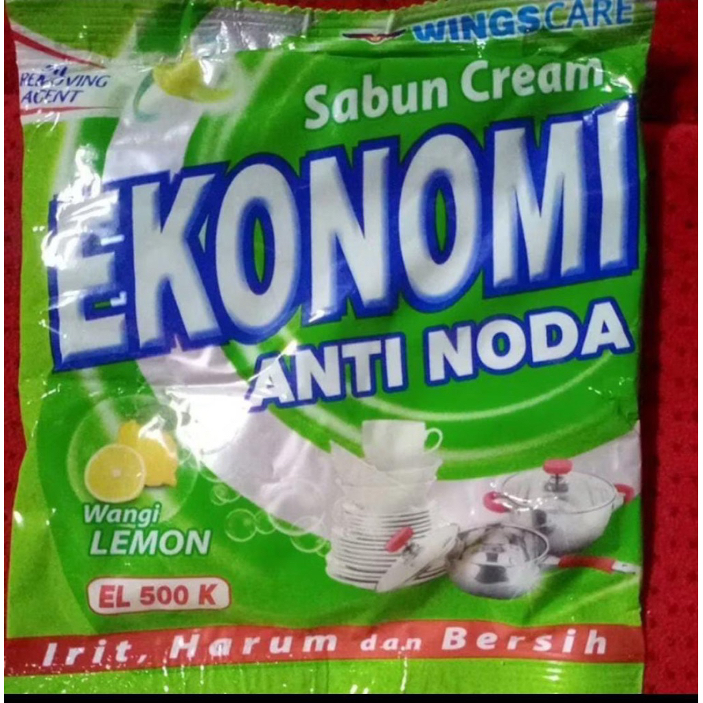 Ekonomi Sabun Cream Anti Noda Sabun Cuci Piring Hijau  Sabun Colek 145gr