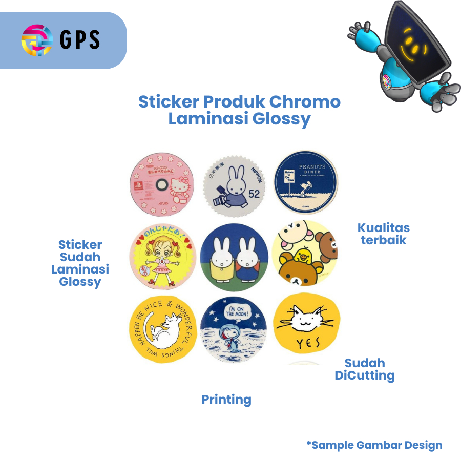 

GVIBES - CUSTOM CETAK STIKER LABEL MAKANAN MINUMAN MURAH SUDAH DI CUTTING CHROMO LAMINASI GLOSSY
