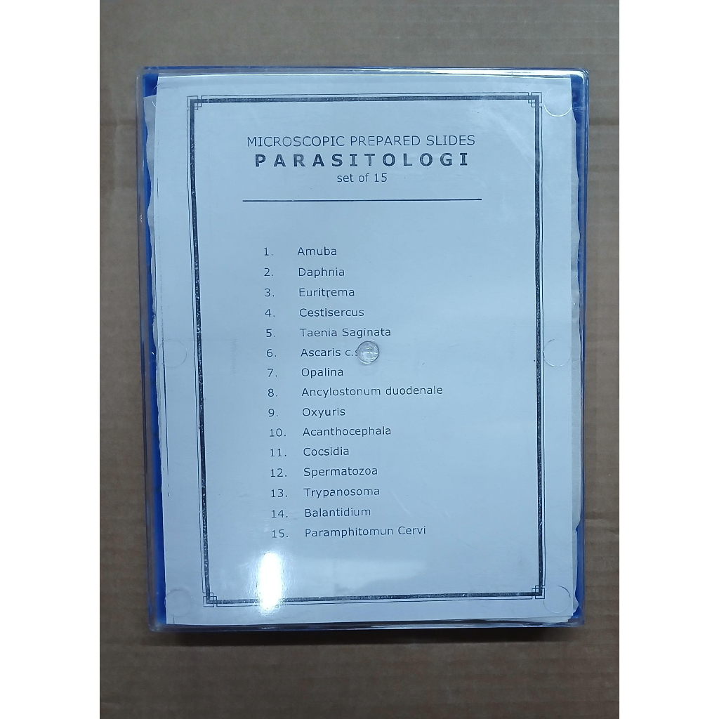 Preparat Parasitology set of 15 - Parasitologi