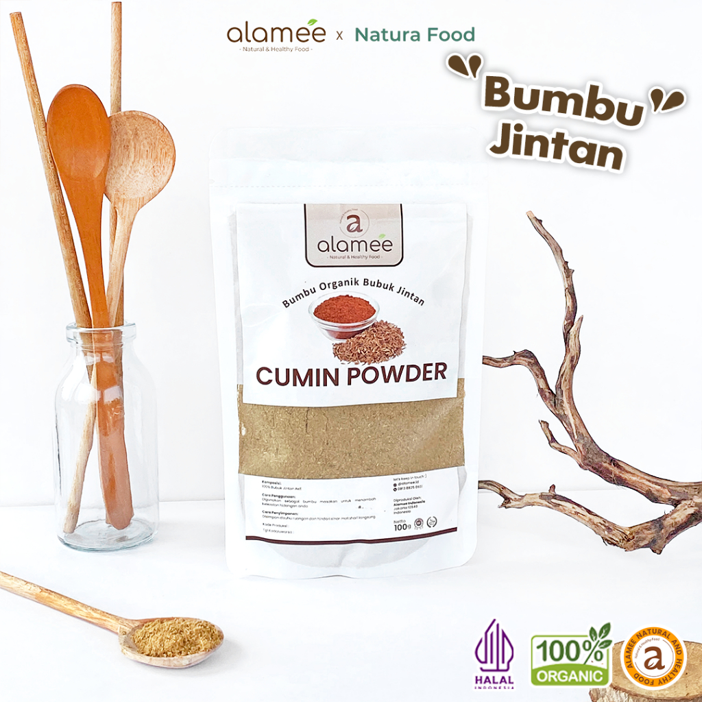 

ALAMEE Bubuk Jintan Cumin Powder Bumbu Dapur Instan Jinten Ground Caraway Seasoning 100 Gram