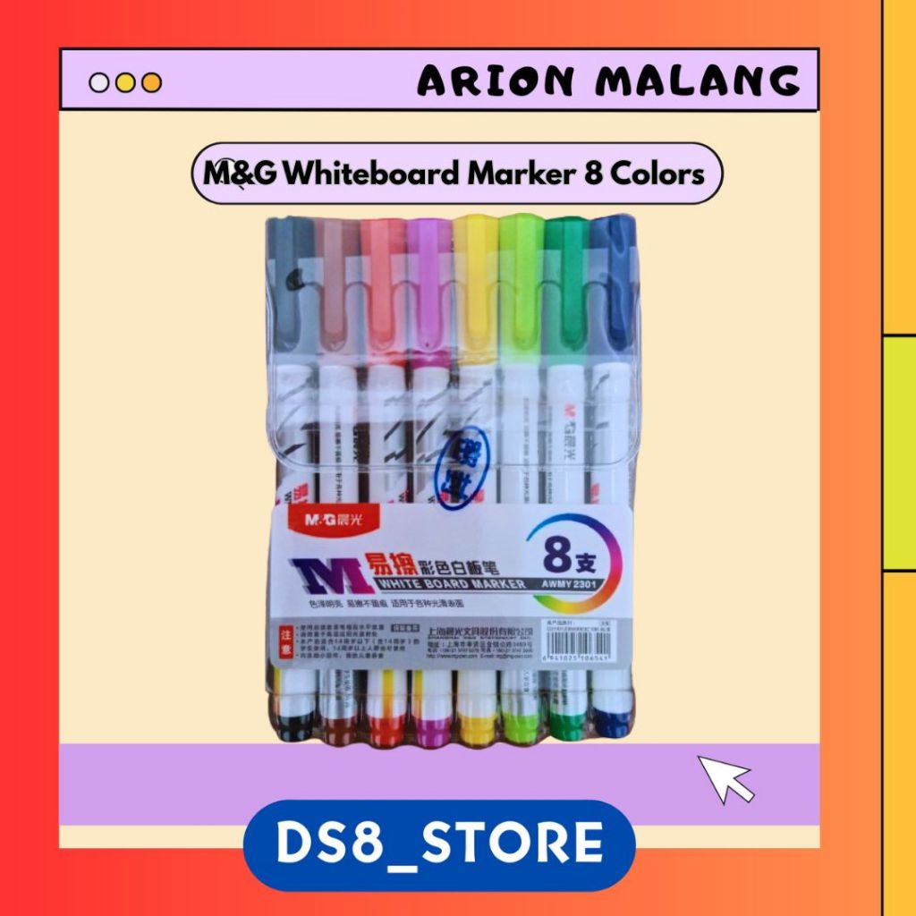 

M&G Whiteboard Marker 8 Colors AWMY2301