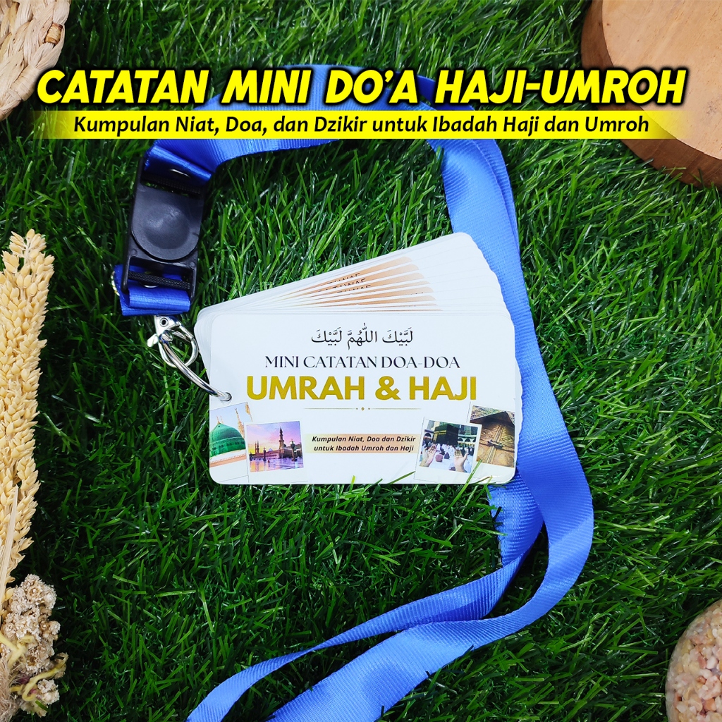 

Catatan Doa Haji dan Umroh / Mini Nota Haji dan Umroh Ringkas / Catatan Doa untuk Dibawah Haji dan Umroh / Catatan Doa saat Umroh / Kartu Doa-Doa Panduan Haji / Bacaan Doa Dzikir Umrah dan Haji / Nota Mini Haji dan Umroh