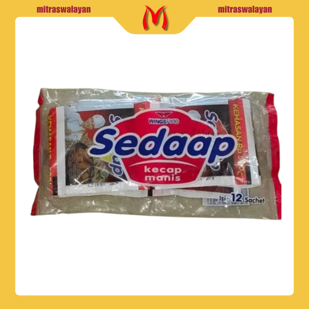

SEDAAP Kecap 1 Renceng Isi 12 Sachet @16 ml ( Tanpa Piring )