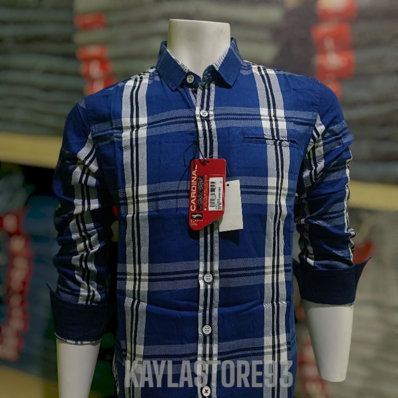 KEMEJA CARDINAL JEANS ORIGINAL LENGAN PANJANG
