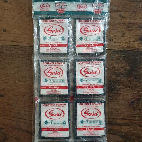

Sasa Penyedap Rasa Micin MSG 500an Sasa Micin 500an Micin Pak Isi 5 Renteng @6pc Sachet
