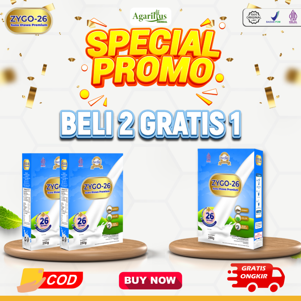

Zygo - Susu Kambing Etawa Organik untuk Kesehatan Tulang Mencegah Kolesterol Memperlancar ASI