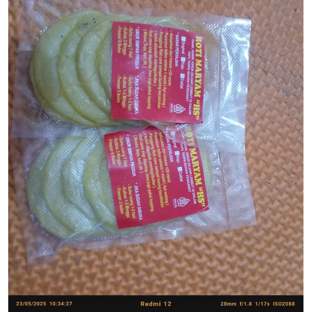 

roti Maryam original isi 5