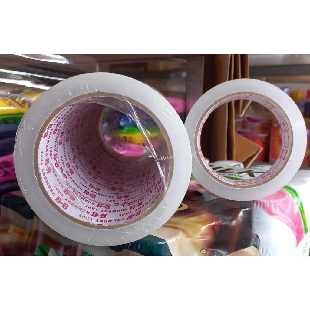 

Lakban bening 45 micron ukuran 48x100 tidak mudah robek per pcs