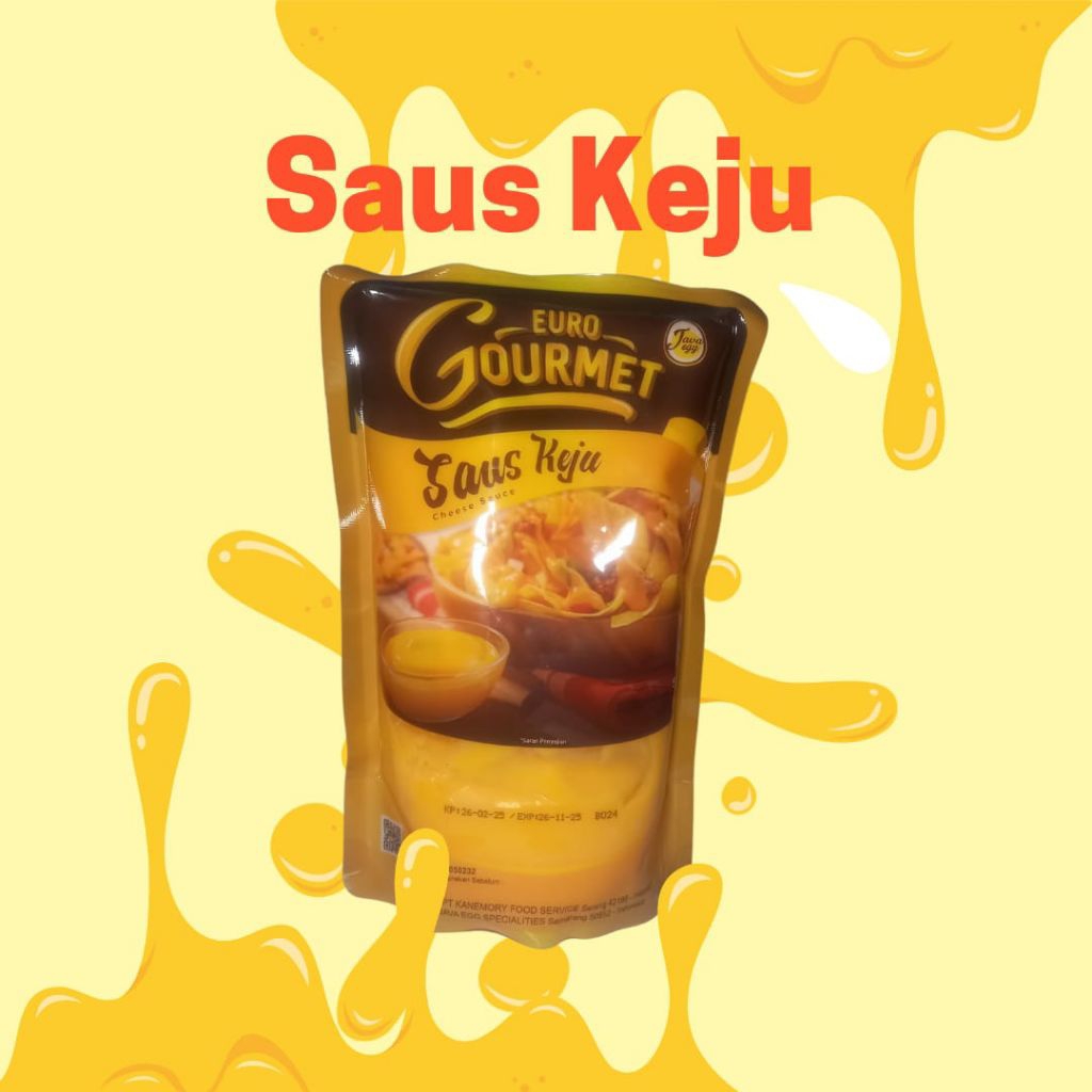 

Gourmet Saus Keju 500gr /Saus Ayam /Saus Mentai