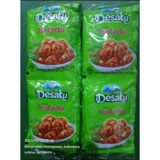 Bumbu Desaku Balado Bubuk 1 pak isi 1 x 10 sachet per renceng