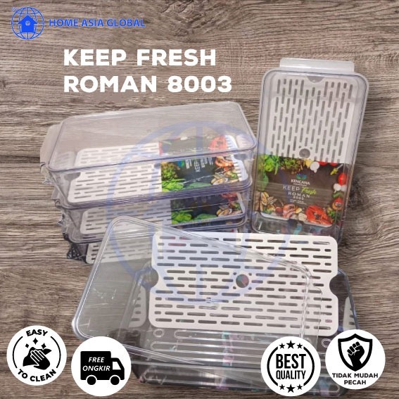 Storage Kulkas / Wadah Sayur / Box Penyimpanan Makanan Di Kulkas