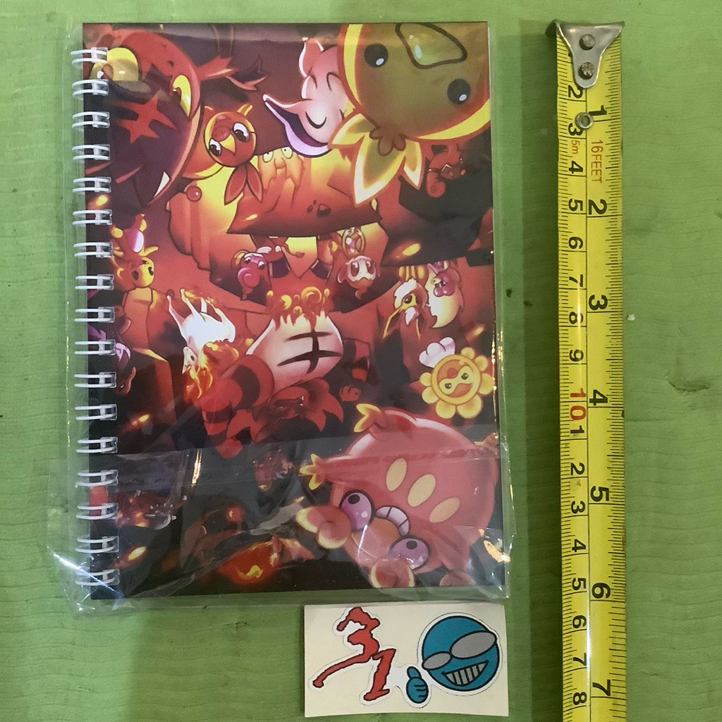 

buku notes catatan polos tulis coret buku saku 10x15 pokemon
