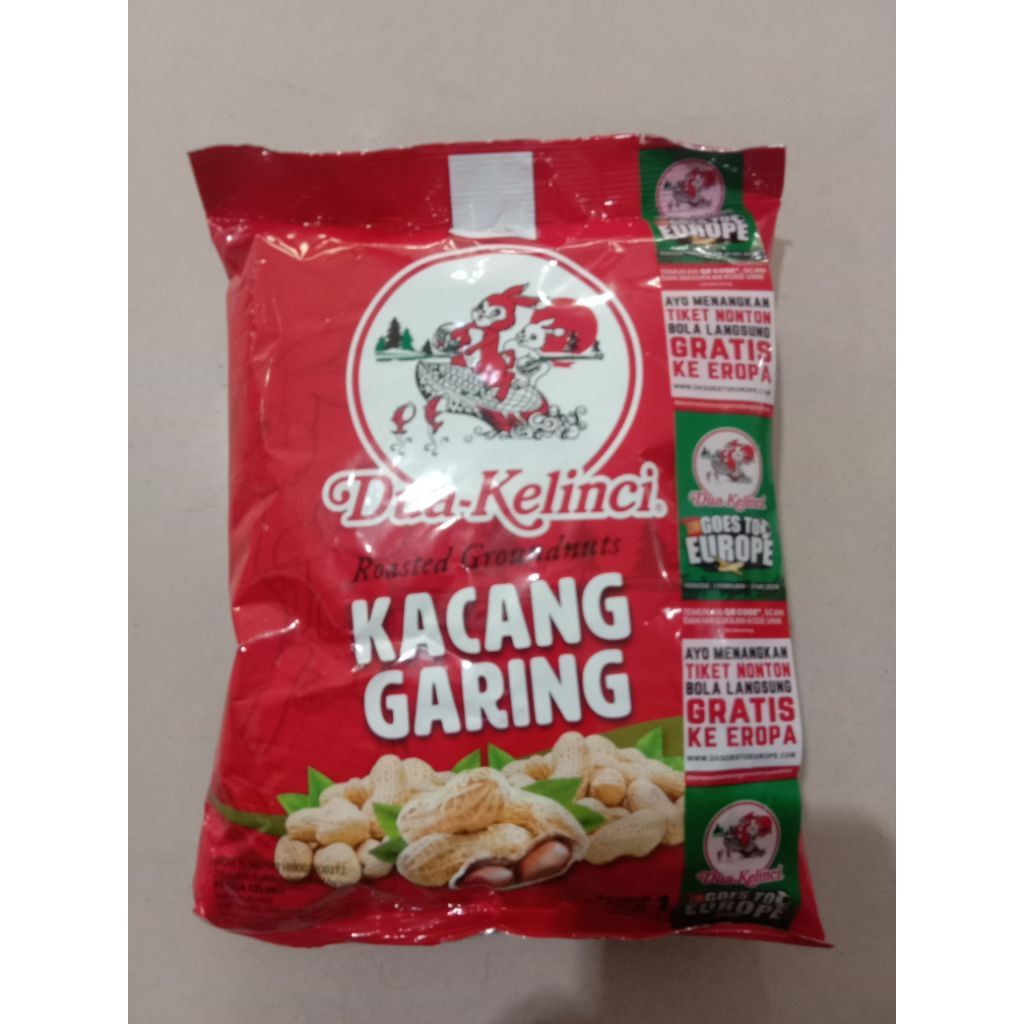 

kacang garing dua kelinci 180g Undian tiket nonto bola langsung gratis ke eropa