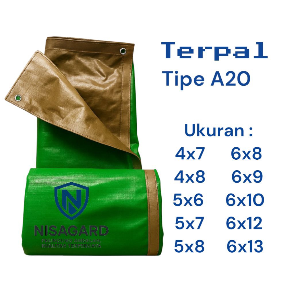 Terpal Plastik Murah Tipe A20 korea Ukuran 4x7 sampai 6x13 Meter