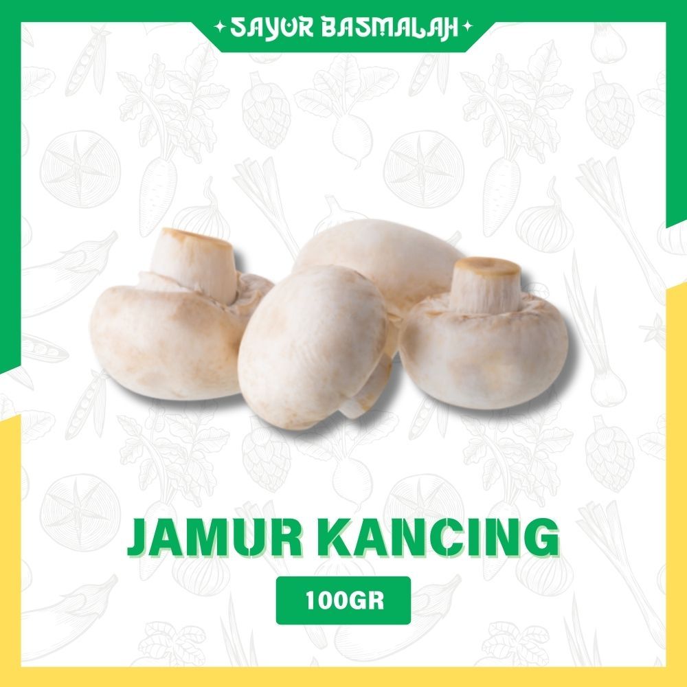 

Jamur Kancing Fresh 100gr - Sayur Basmalah
