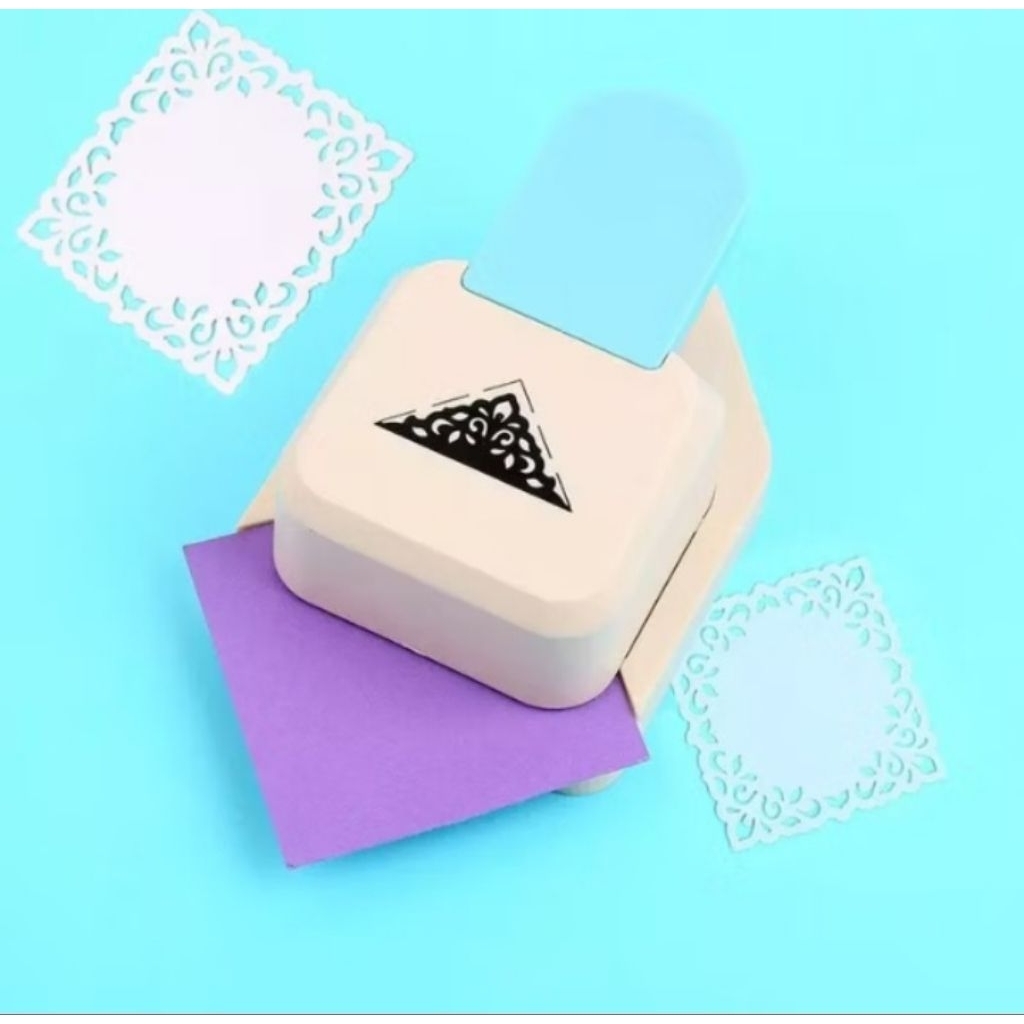 

AYURI - PAPER PUNCHER / 3in1 Tag Puncher Bookmark Embossing Gift Hang Tag Paper Punch