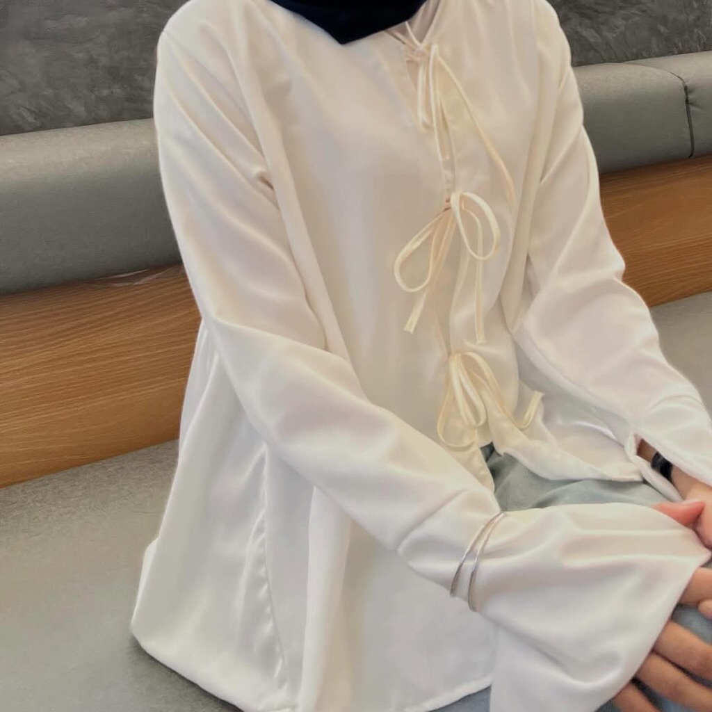 Atasan Cewek pita / atasan tali pita / Loona Blouse