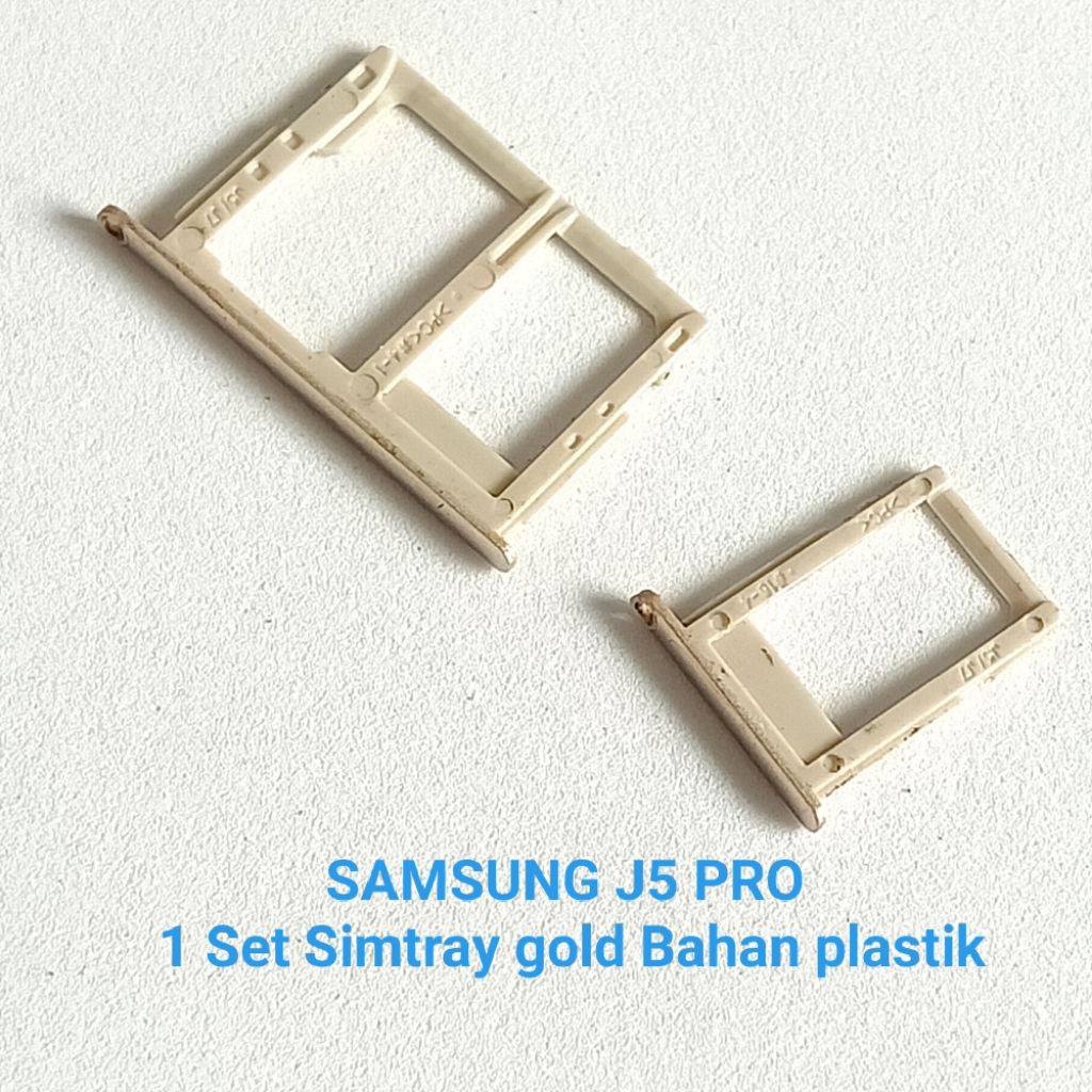 SIMTRAY SIMLOCK SLOT KARTU TEMPAT SIM SAMSUNG GALAXY J5 PRO J530 J730 SECOND WARNA GOLD