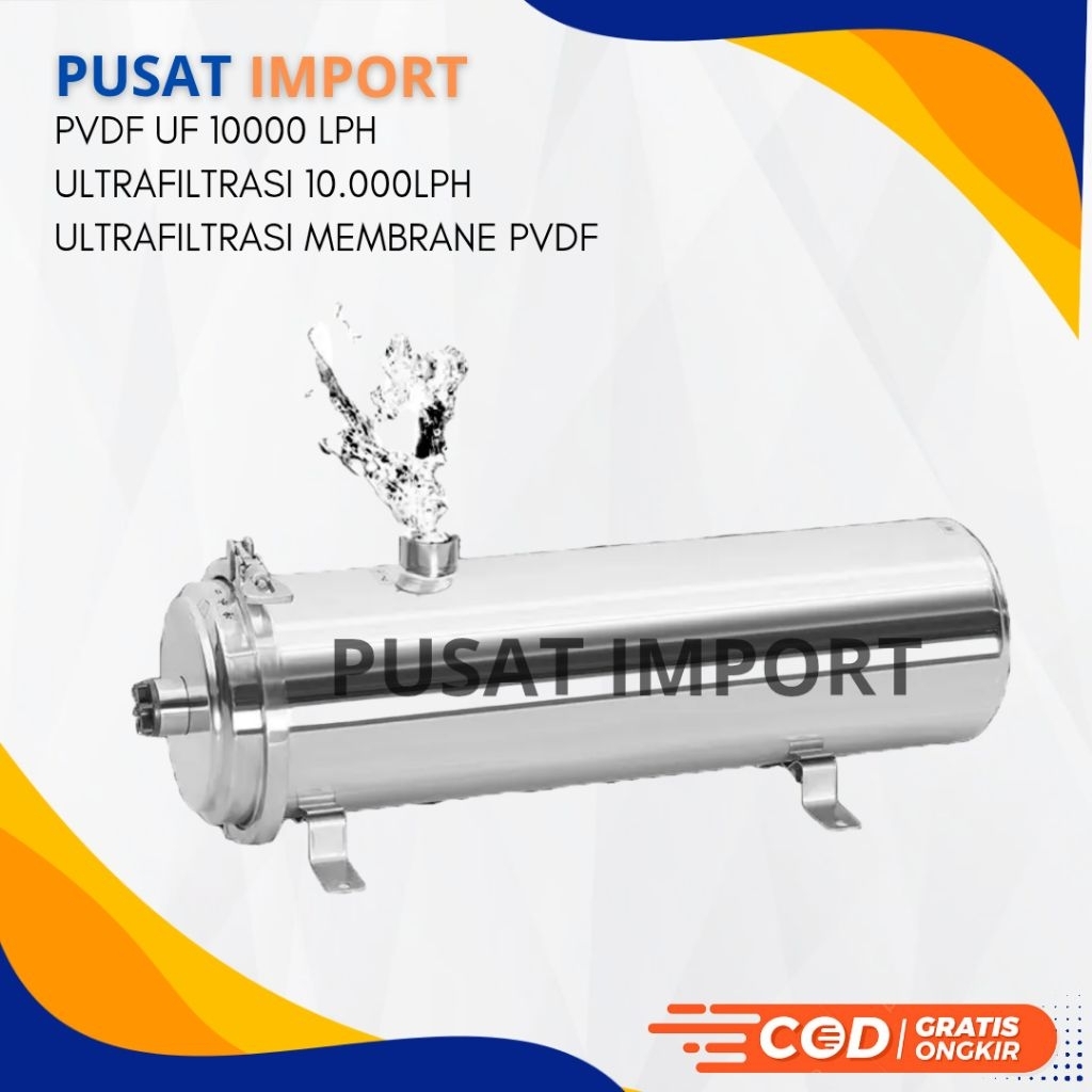 PVDF UF 10000 LPH ULTRAFILTRASI 10.000LPH ULTRAFILTRASI MEMBRANE PVDF