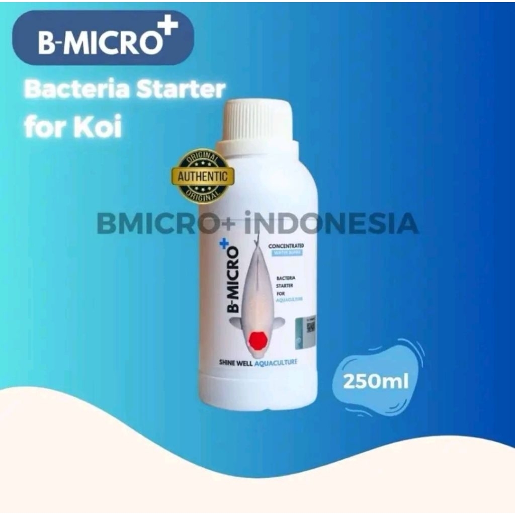 BMICRO+ BMO+ BMIKRO+ ORIGINAL 250 MLPROBIOTIK KOI BACTERI STARTER KOLAM KOI IKAN HIAS ARWANA CHANNA