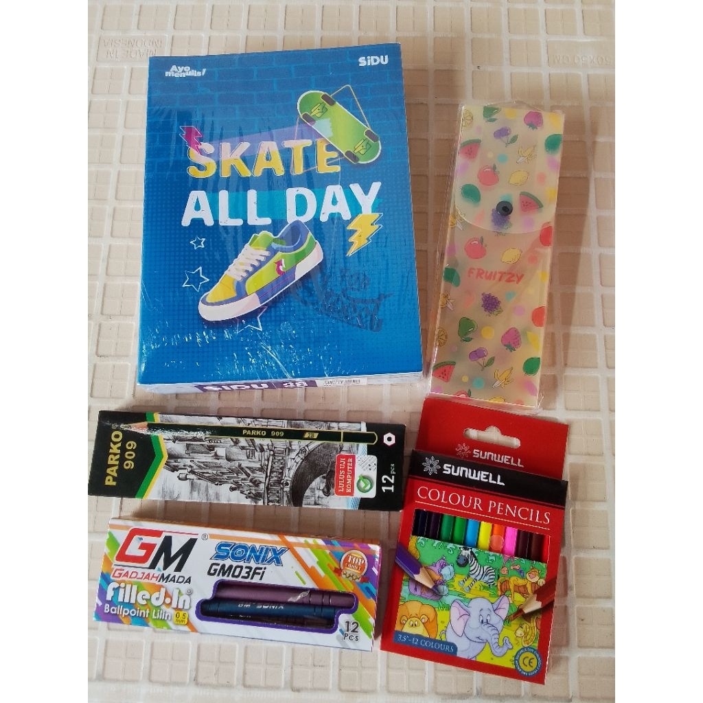 

PAKET ALAT TULIS BACK TO SCHOOL 1 PAKET ISI 5 ITEM