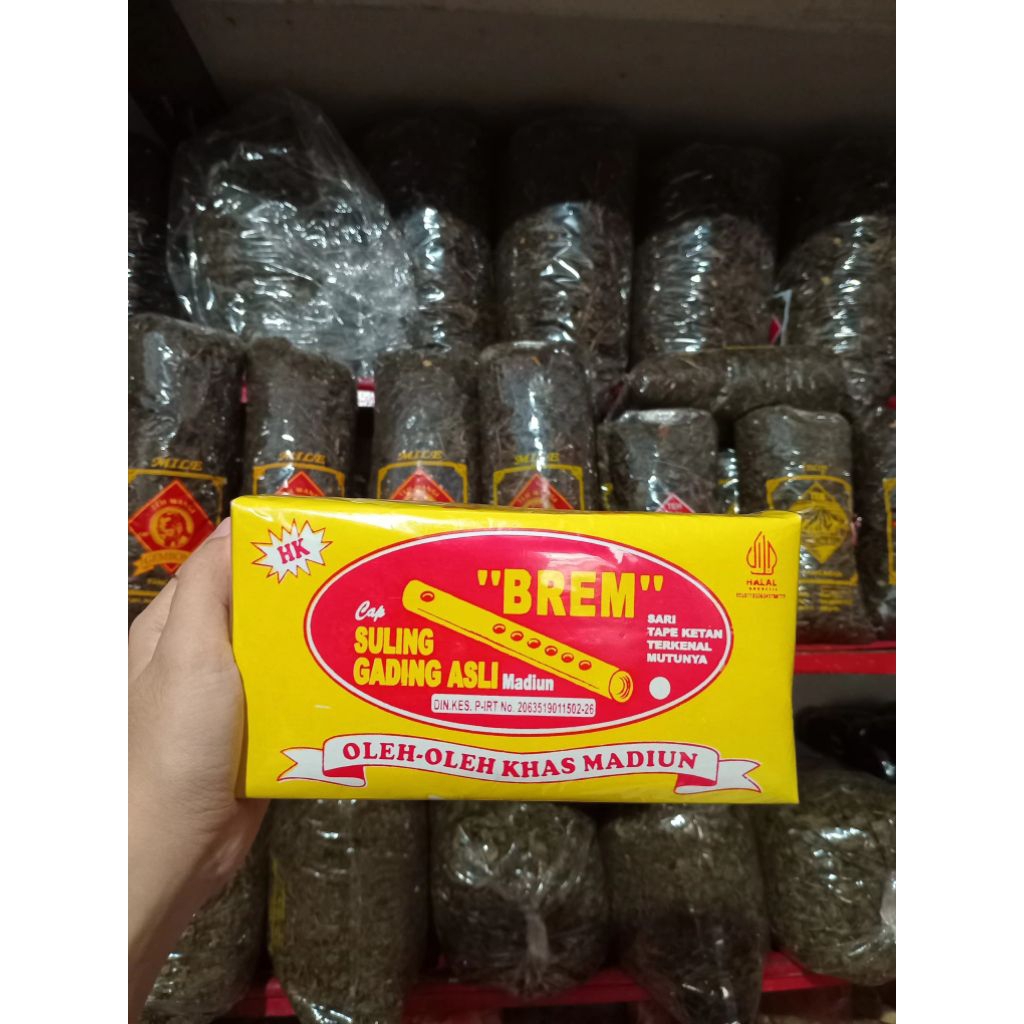 

BREM | BREM CAP SULING GADING ASLI MADIUN | BREM SARI TAPE KETAN | Kemasan 90 gram