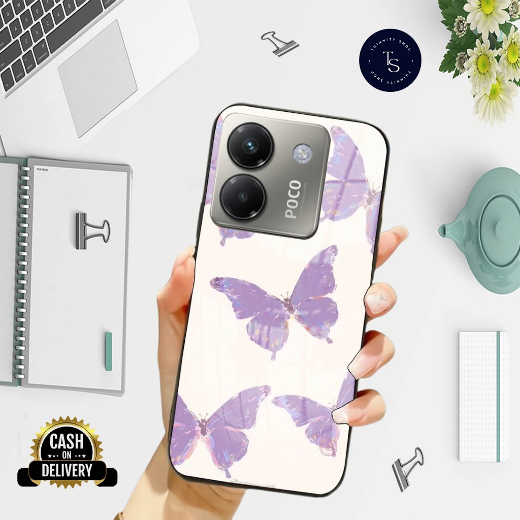 trinnity_shop - Case Hp Kaca For POCO M7 PRO 5G [T84].
