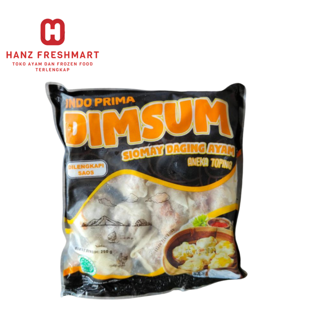 

Dimsum Ayam Indoprima 250gr isi 15 pcs - Hanz Freshmart