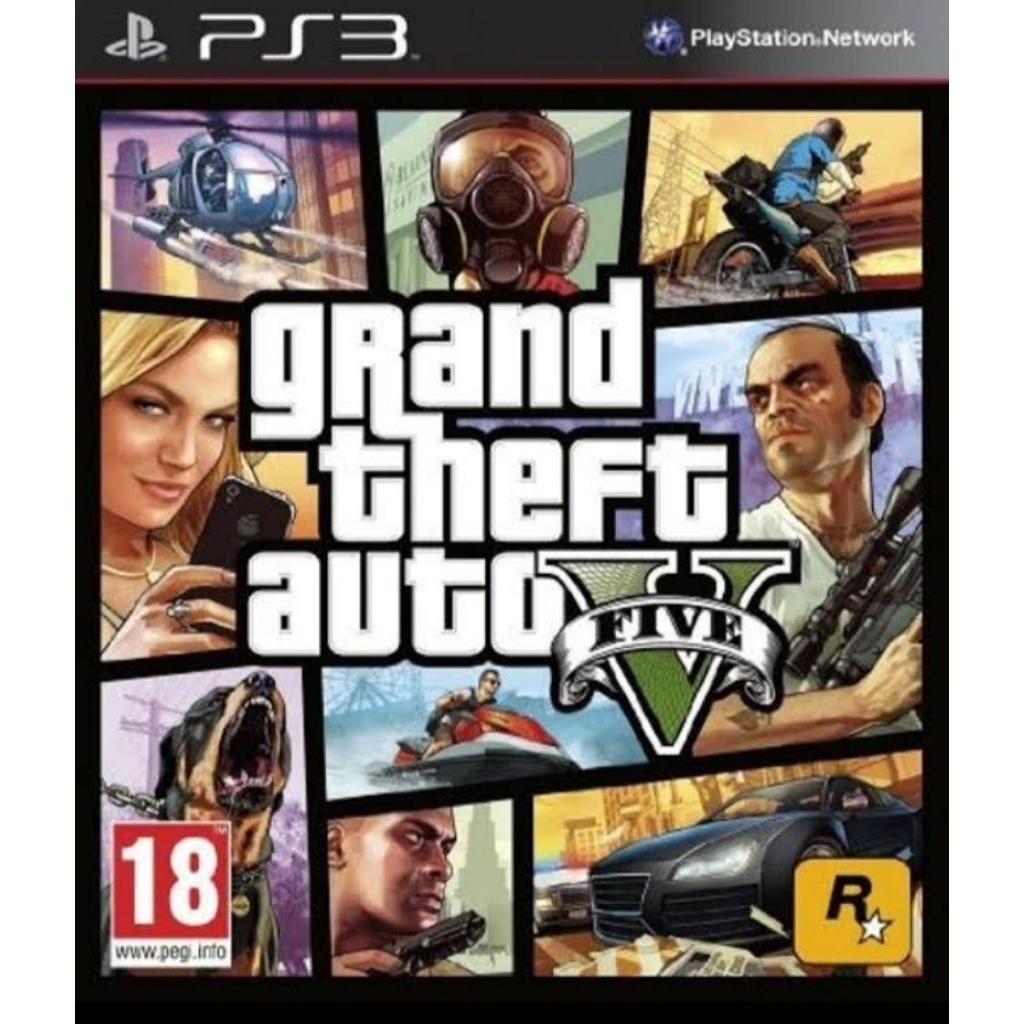 PS3 GTA 5 Grand Theft Auto V Game PS3 HEN/CFW