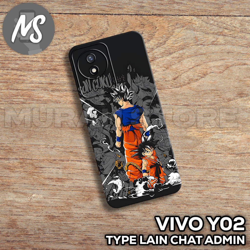 Softcase karet VIVO Y02 /MS12/motif ANIME/case VIVO Y02 /casing VIVO  Y02 /silikon