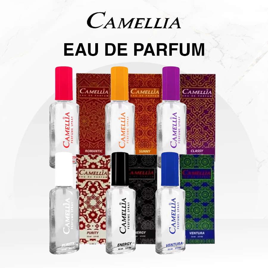 CAMELLIA EAU DE PARFUME 22ML / 125 ML - PARFUM RED 104 | Sunny | Romantic | Energy Camelia