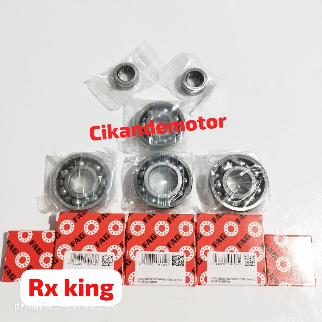 bearing lahar rasio kruk as komplit rx king  rx s Skf C3