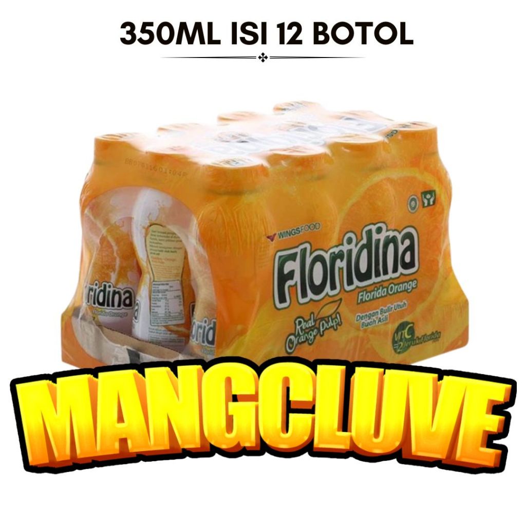 

Floridina Orange/Jeruk 350ml isi 12 botol