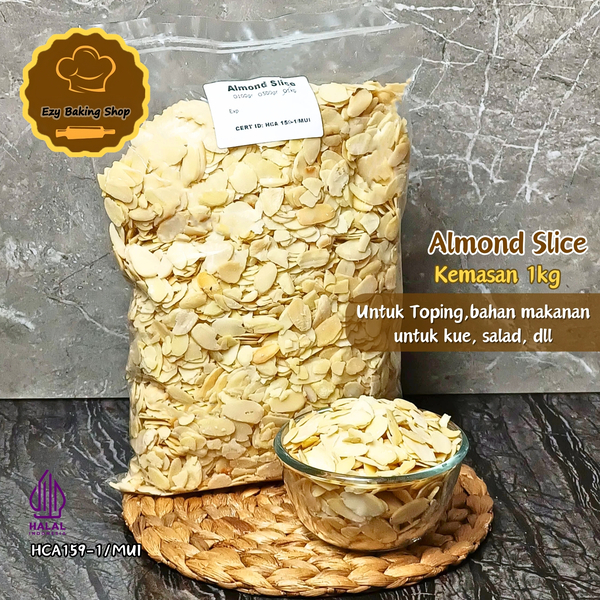 

Kacang Almond Slice 1kg `Mentah`
