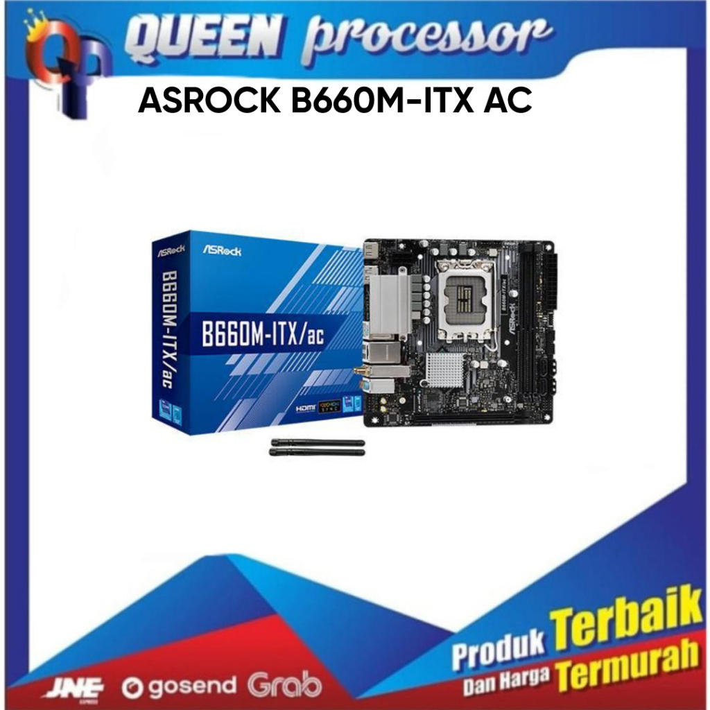 MOTHERBOARD ASROCK B660M-ITX/ac (LGA1700 / B660 / DDR4)